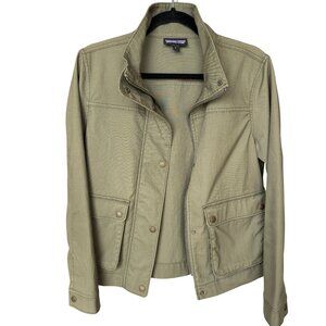 Patagonia Women’s Prairie Dusk Jacket In Fatigue Green Size Small Worn Wear